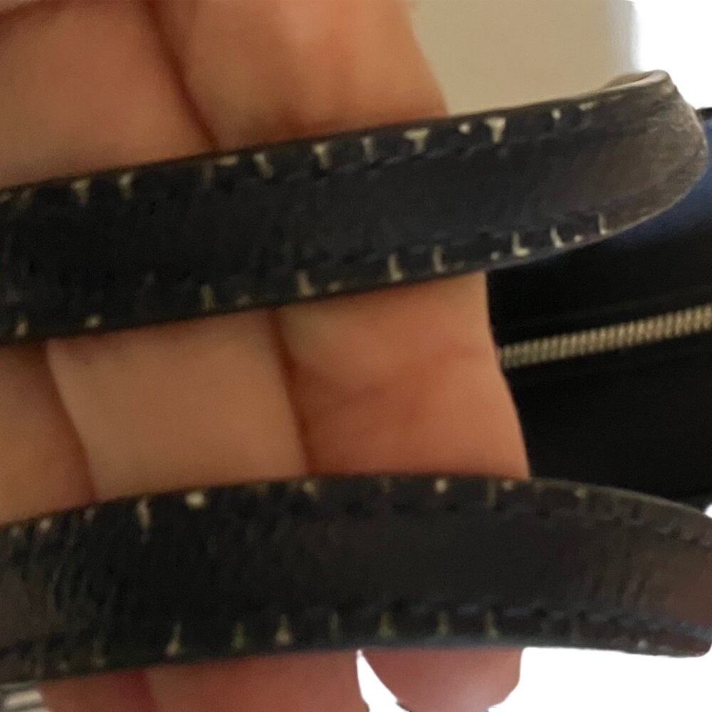 EUC Kate Spade Lori Navy & White Stripe Tote - Picture 7 of 13